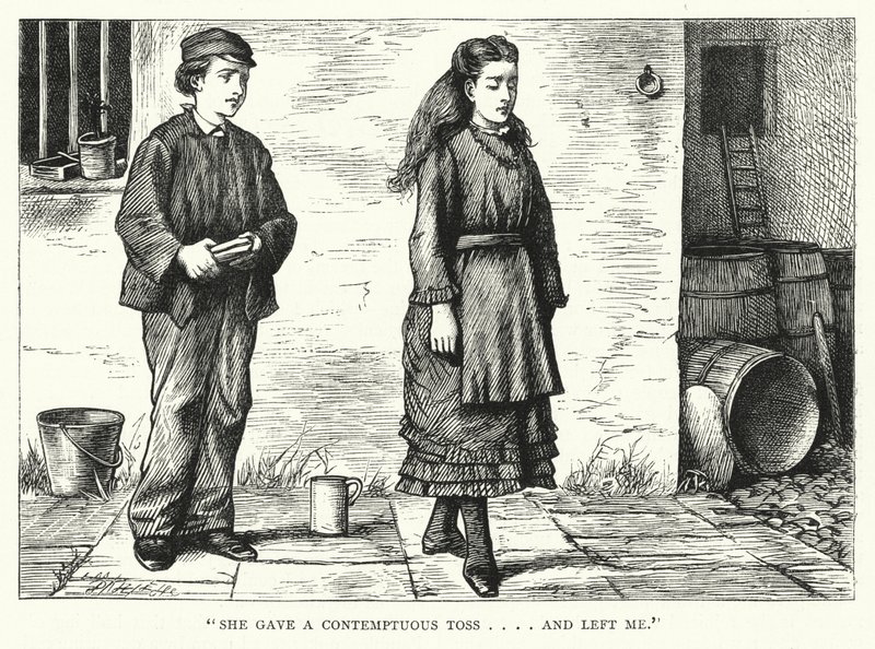Ilustración para Grandes Esperanzas de Charles Dickens (grabado) de Francis Arthur Fraser