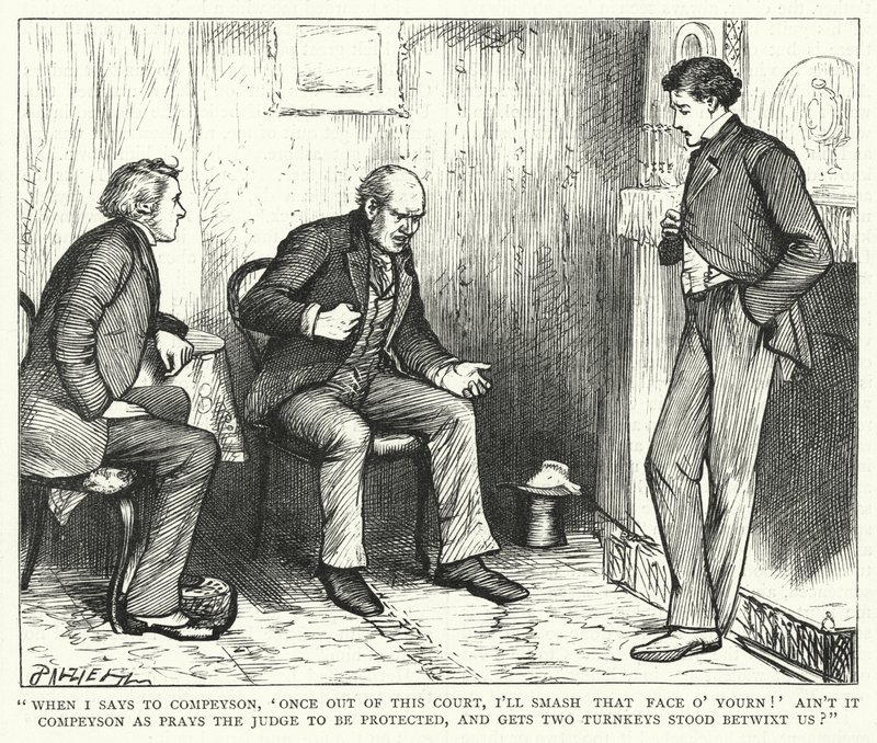 Ilustración para Grandes Esperanzas de Charles Dickens (grabado) de Francis Arthur Fraser
