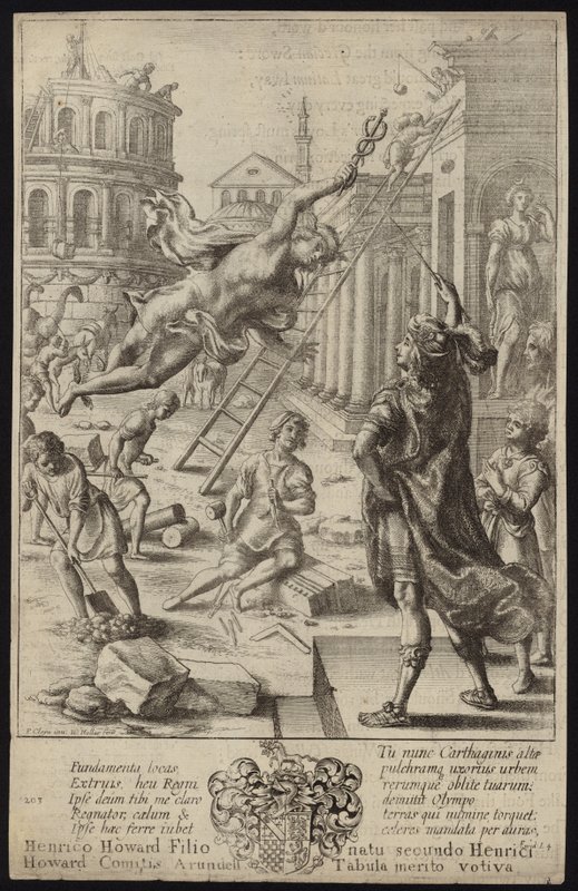 Eneas y Mercurio de Francis Cleyn