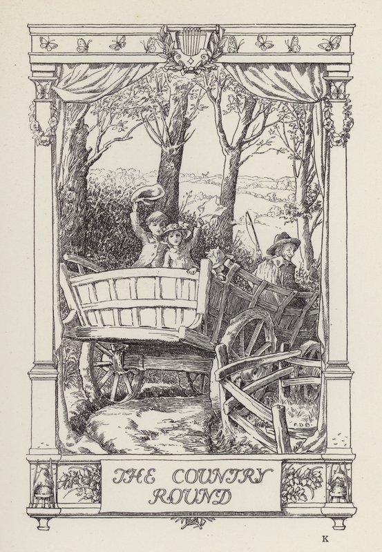 Otro libro de versos para niños: La ronda campestre (litografía) de Francis Donkin Bedford