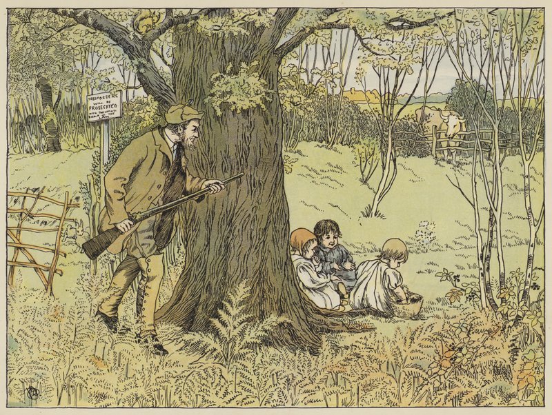 Game-Keeper (litografía en color) de Francis Donkin Bedford