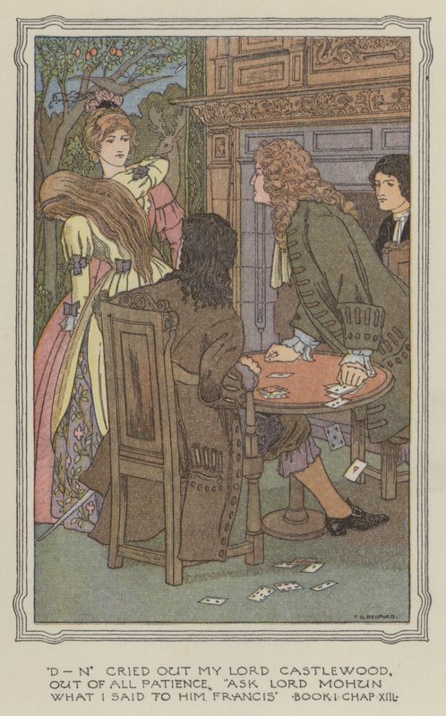Ilustración para La historia de Henry Esmond (litografía en color) de Francis Donkin Bedford