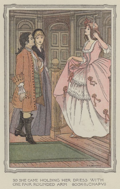 Ilustración para La historia de Henry Esmond (litografía en color) de Francis Donkin Bedford