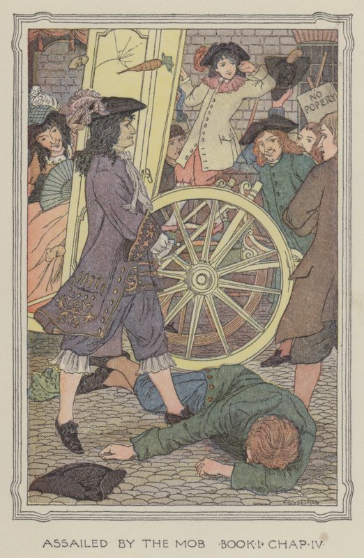 Ilustración para La historia de Henry Esmond (litografía en color) de Francis Donkin Bedford
