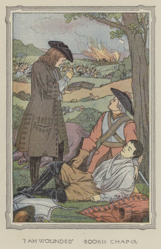 Ilustración para La historia de Henry Esmond (litografía en color) de Francis Donkin Bedford