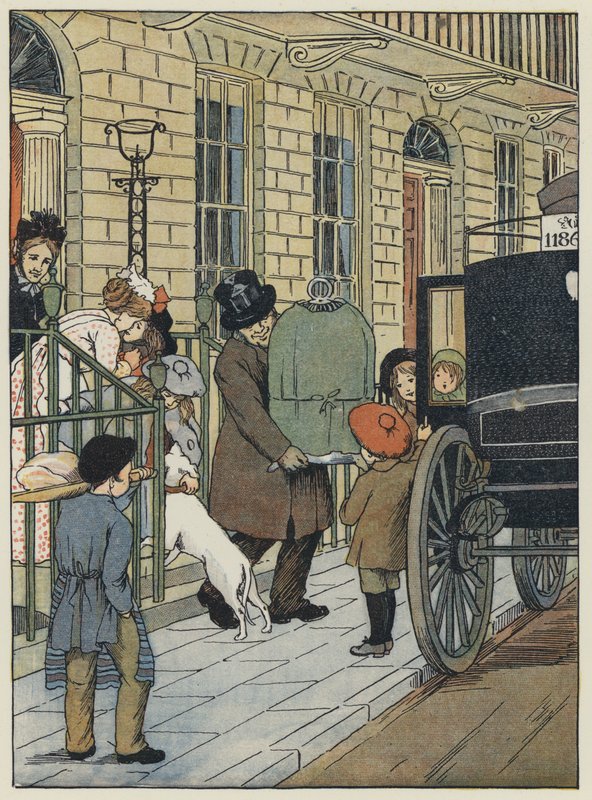 ¡Londres: Homeward Bound! (litografía en color) de Francis Donkin Bedford