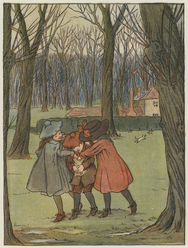 Londres: En los jardines de Kensington (litografía en color) de Francis Donkin Bedford