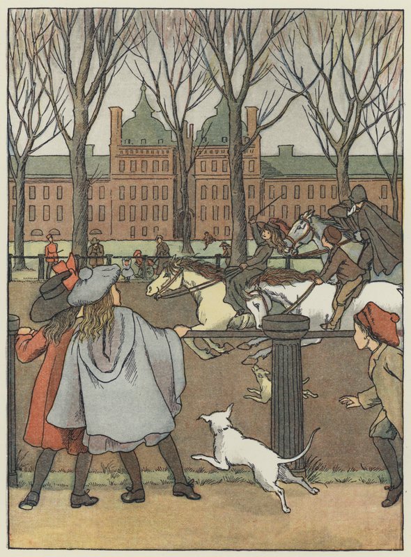 Londres: Rotten Row (litografía en color) de Francis Donkin Bedford