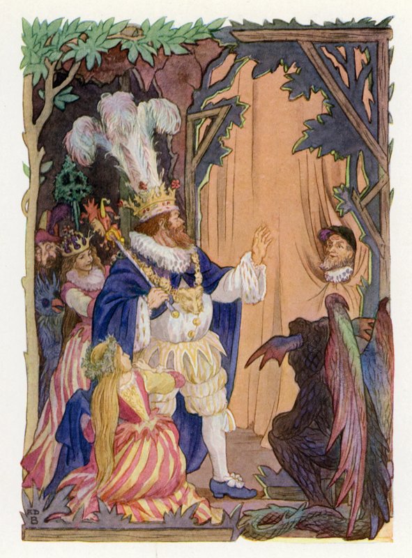 Merrie England: The Lord of Misrule (litografía en color) de Francis Donkin Bedford