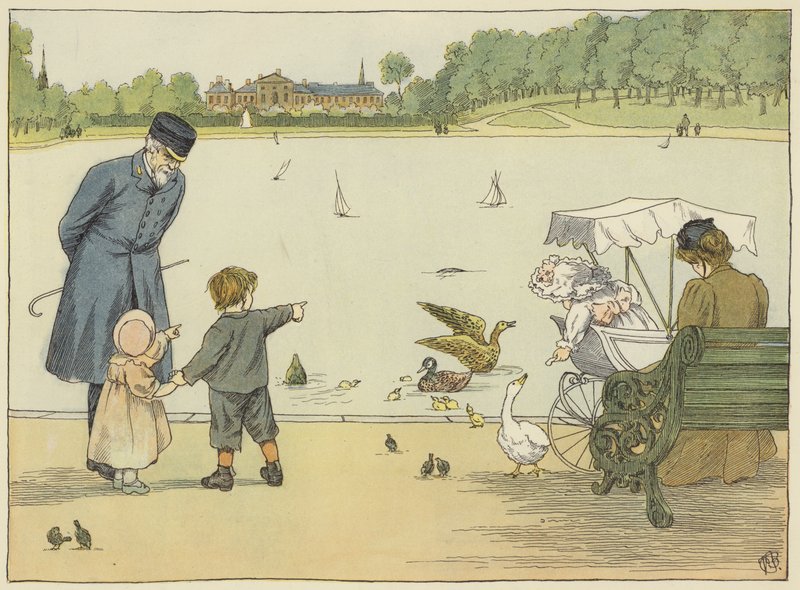 Park-Keeper (litografía en color) de Francis Donkin Bedford