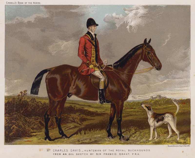 Sr. Charles Davis, cazador de los Royal Buckhounds de Francis Grant