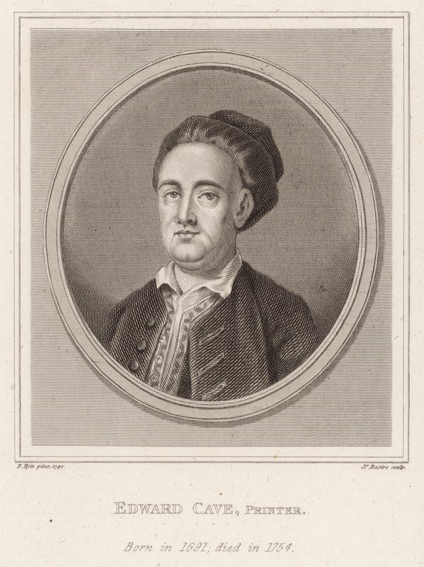 Edward Cave, impresor, nacido en 1891, fallecido en 1754 de Francis Kyte