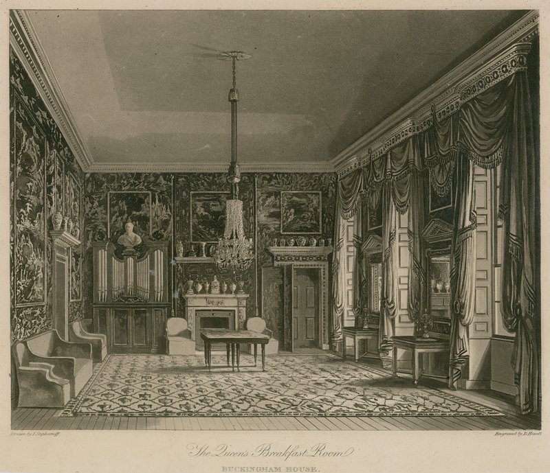 El Comedor de la Reina, Casa de Buckingham de Francis Phillip Stephanoff