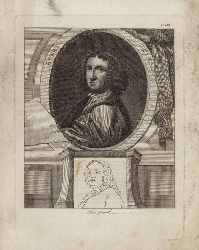 Henry Gyles o Giles, pintor de vidrio pictórico inglés de Francis Place