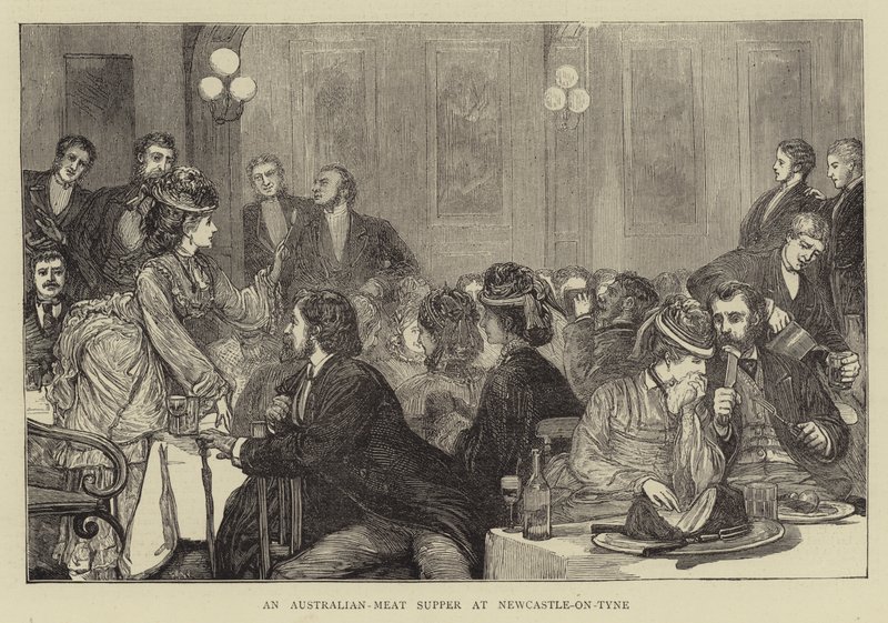 Una Cena de Carne Australiana en Newcastle-on-Tyne de Francis S. Walker