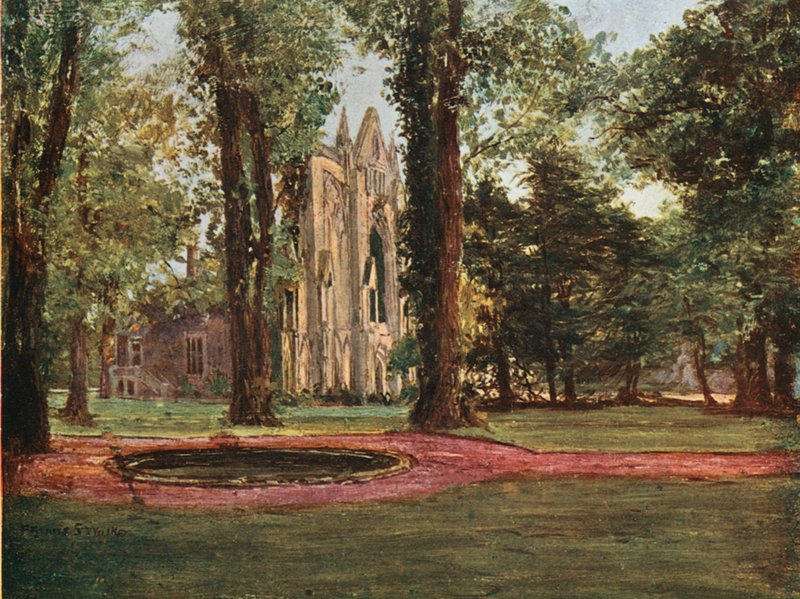 Abadía de Newstead de Francis S. Walker