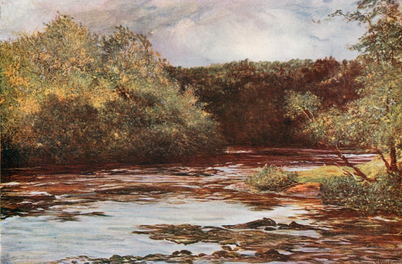 El río Ayr en Failford de Francis S. Walker