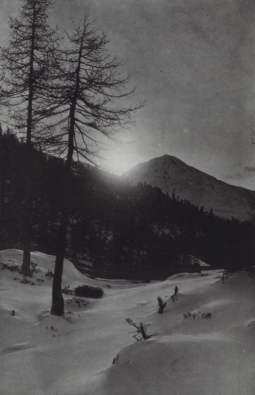 Los Alpes: Cerca de Obergurgl (foto en blanco y negro) de Francis Sydney Smythe