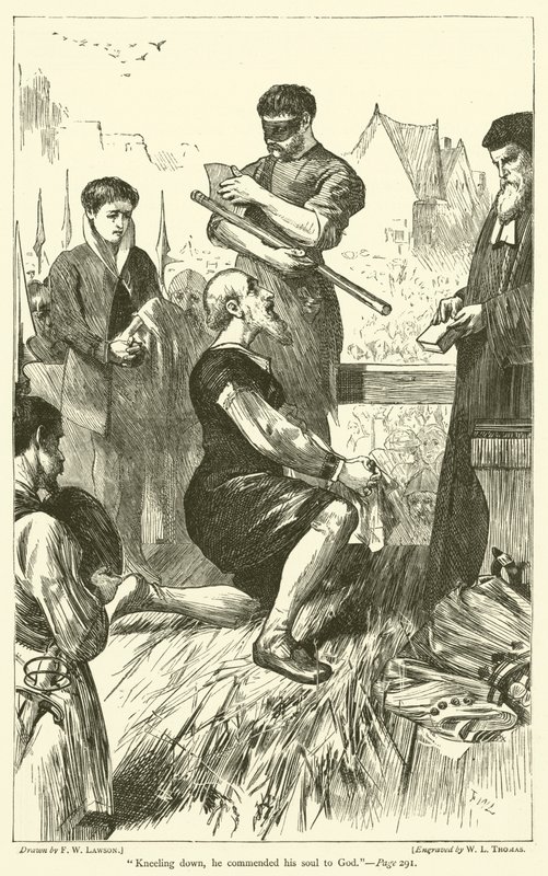 Arrodillándose, encomendó su alma a Dios de Francis Wilfred Lawson