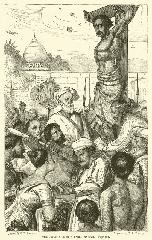 La Crucifixión de un Mártir Karen de Francis Wilfred Lawson