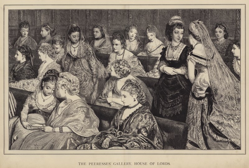 La Galería de las Damas, Cámara de los Lores de Francis Wilfred Lawson