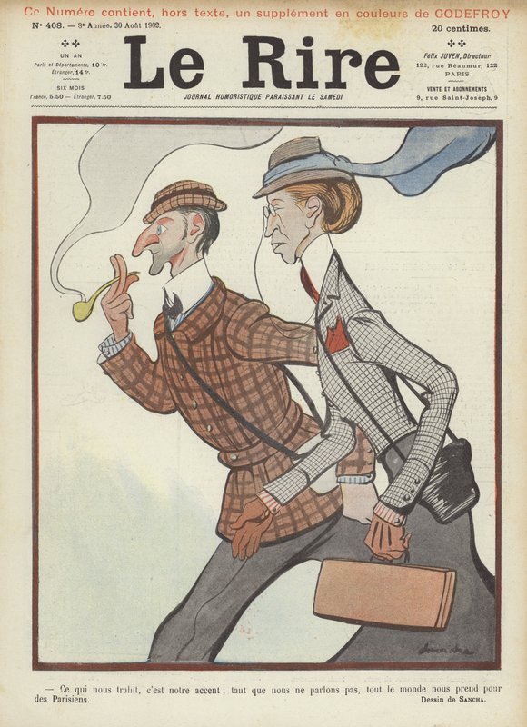 Ilustración para Le Rire de Francisco Sancha y Lengo