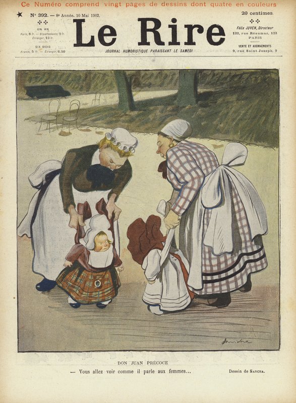 Ilustración para Le Rire de Francisco Sancha y Lengo