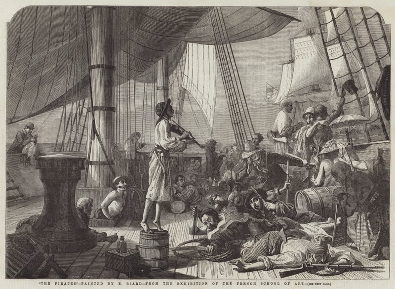 Los piratas de François Auguste Biard