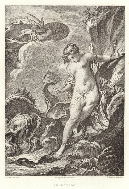 Andrómeda de Francois (after) Boucher