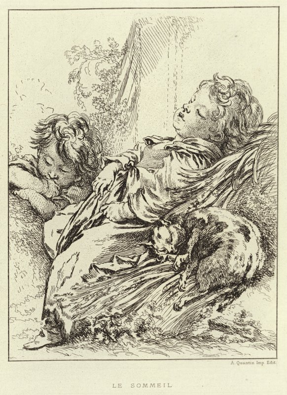 El Sueño de Francois (after) Boucher