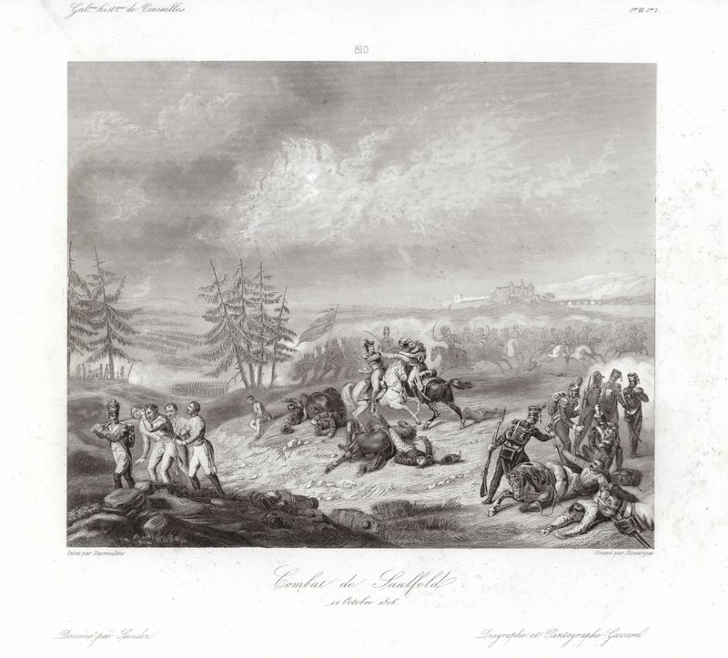 Combate de Saalfeld de Francois-Augustin Desmoulins