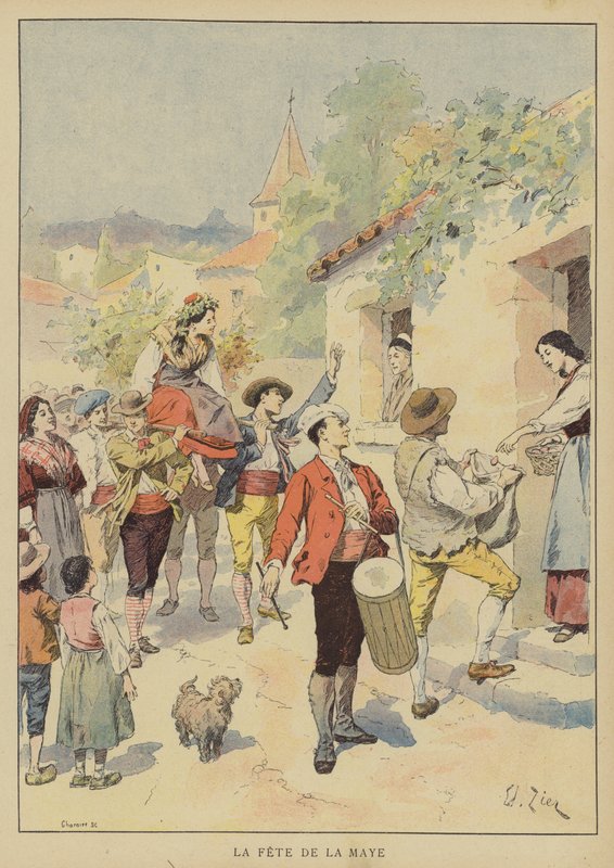 La Fiesta de la Maye de Francois Edouard after Zier