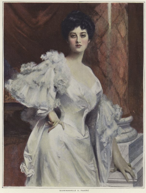 Retrato de Mademoiselle O Pastre de Francois Flameng