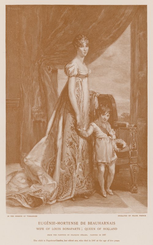 Eugene-Hortense de Beauharnais y Napoleon-Charles de Francois Pascal Simon Gerard