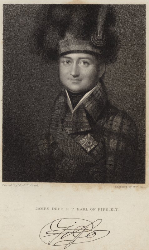 Retrato de James Duff; Conde de Fife de Francois Theodore Rochard