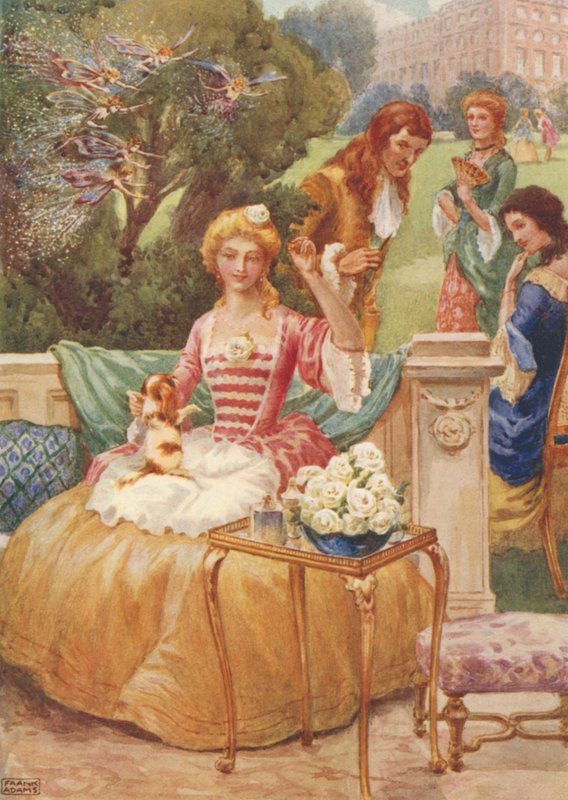Belinda, de El rapto del rizo por Alexander Pope de Frank Adams