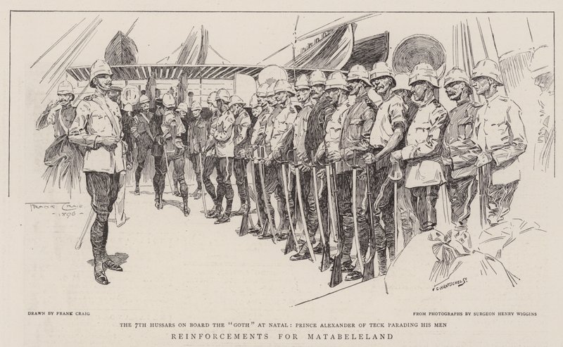 Refuerzos para Matabeleland de Frank Craig