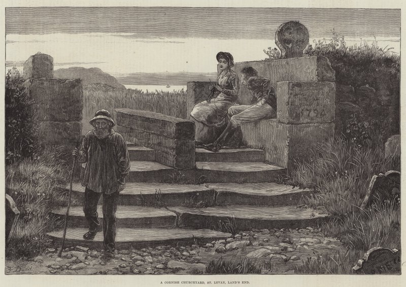 Un Cementerio de Cornualles, St Levan, Land