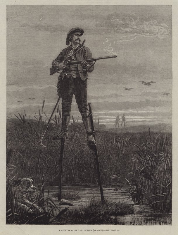 Un Deportista de las Landas (Francia) de Frank Dadd