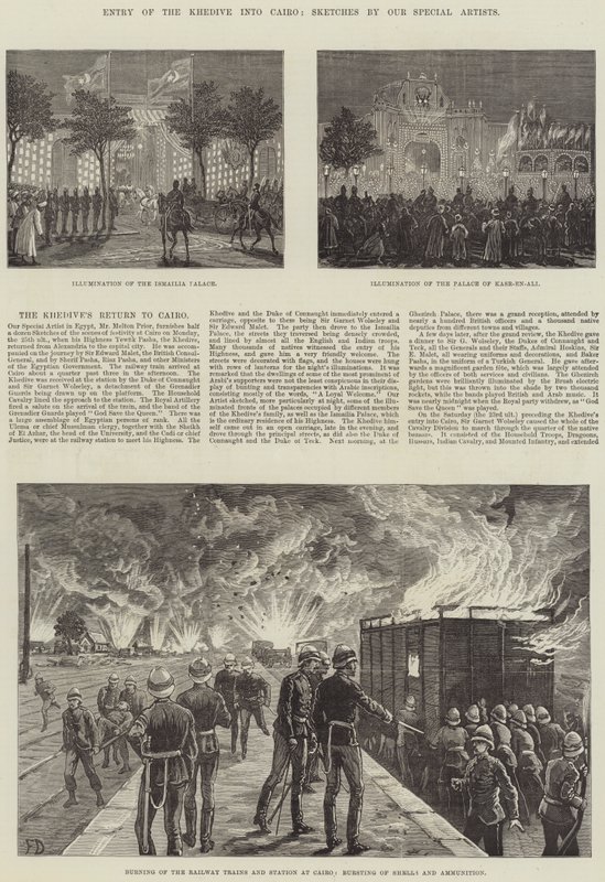 Entrada del Jedive en El Cairo de Frank Dadd