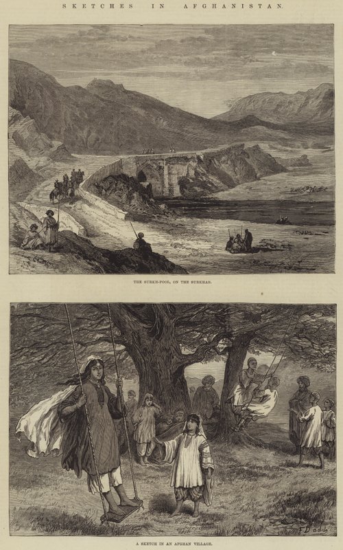 Bocetos en Afganistán de Frank Dadd