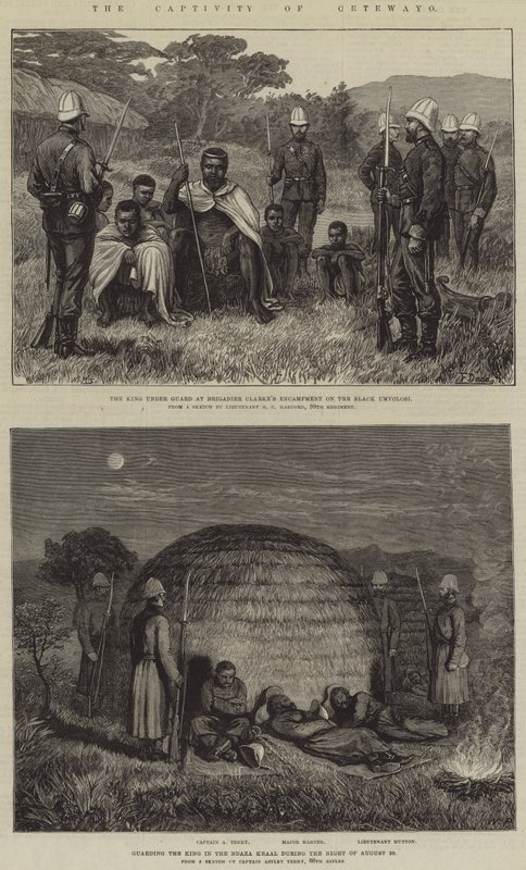 La cautividad de Cetewayo de Frank Dadd