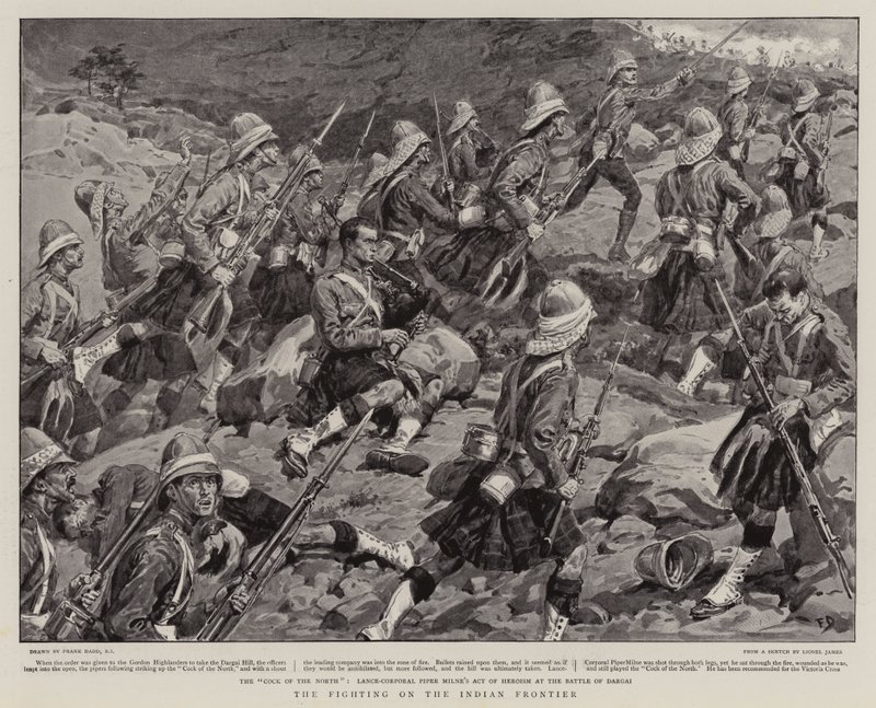 La Lucha en la Frontera India de Frank Dadd