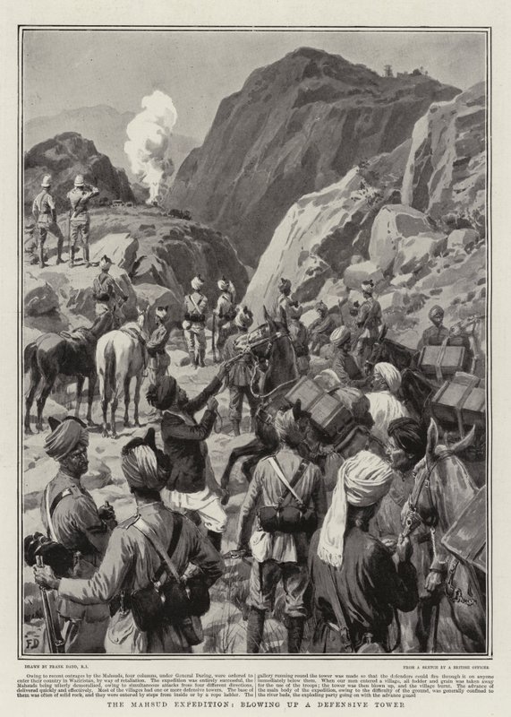 La Expedición Mahsud, volando una Torre Defensiva de Frank Dadd
