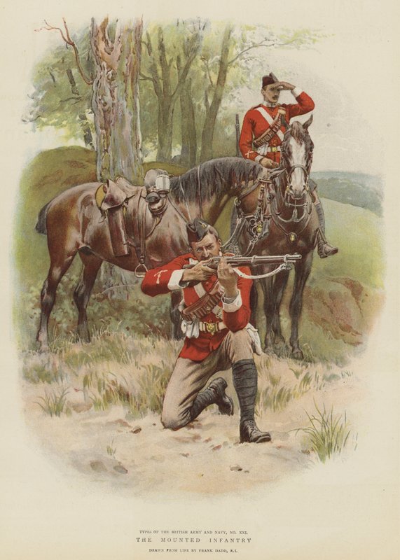 La infantería montada de Frank Dadd