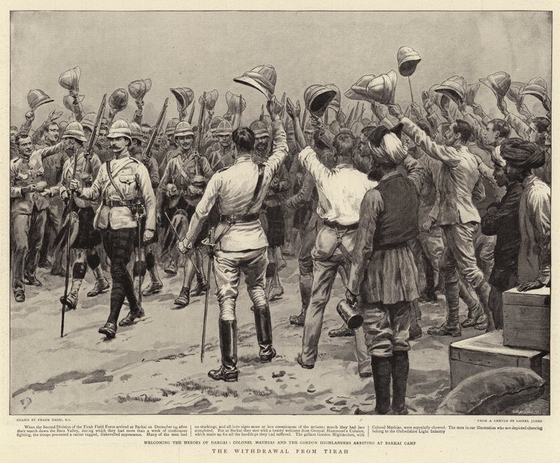 La retirada de Tirah de Frank Dadd