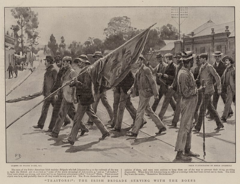 ¡Traidores!, la Brigada Irlandesa sirviendo con los Bóers de Frank Dadd
