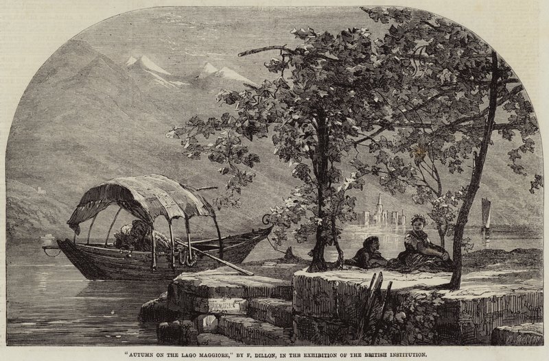 Otoño en el Lago Maggiore de Frank Dillon