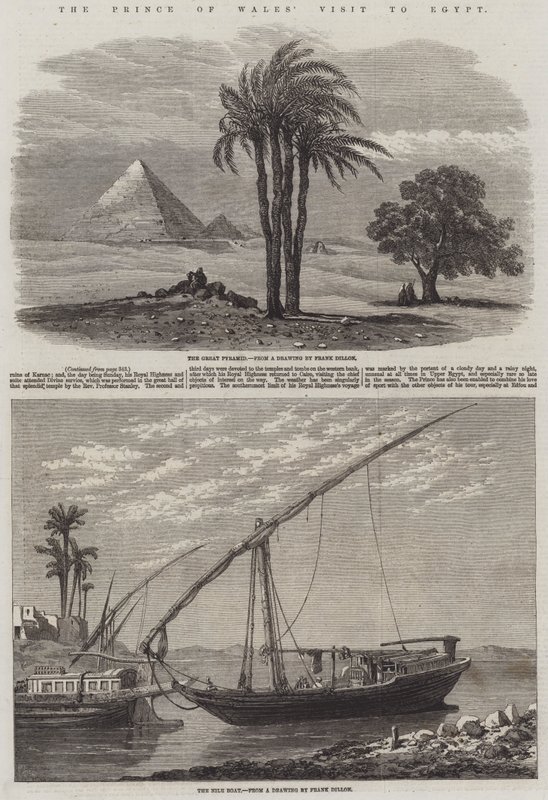 La Visita del Príncipe de Gales a Egipto de Frank Dillon
