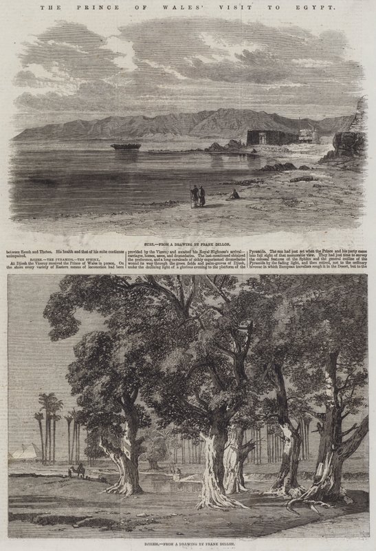 La visita del Príncipe de Gales a Egipto de Frank Dillon